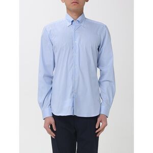Fay Shirt Men Gnawed Blue